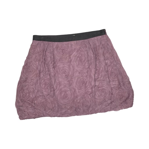 J. Crew Floral Skirt Size 4 Purple - Picture 2 of 14